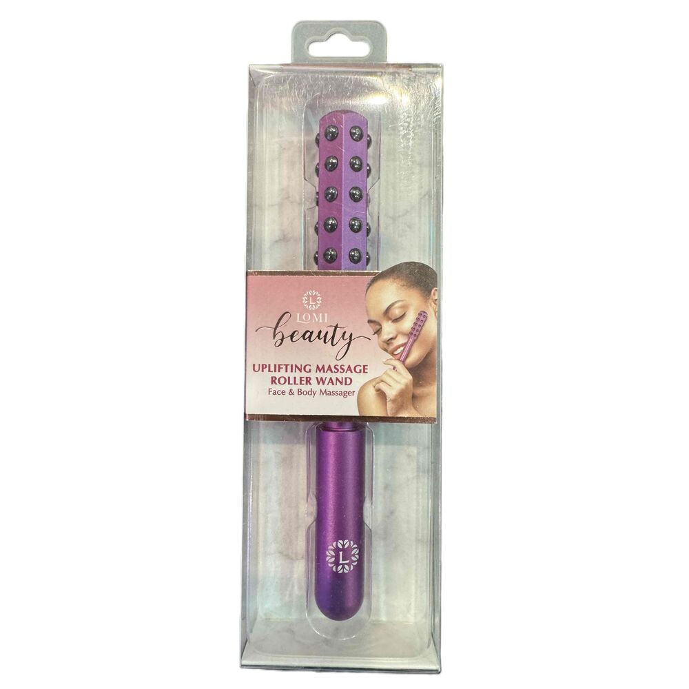 New Lomi Beauty Aluminum Massage Roller Wand Travel Ready Skin-Care